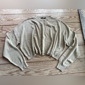 Nasty Gal cropped sweater size m